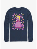 Mario Princess Peach Long-Sleeve T-Shirt