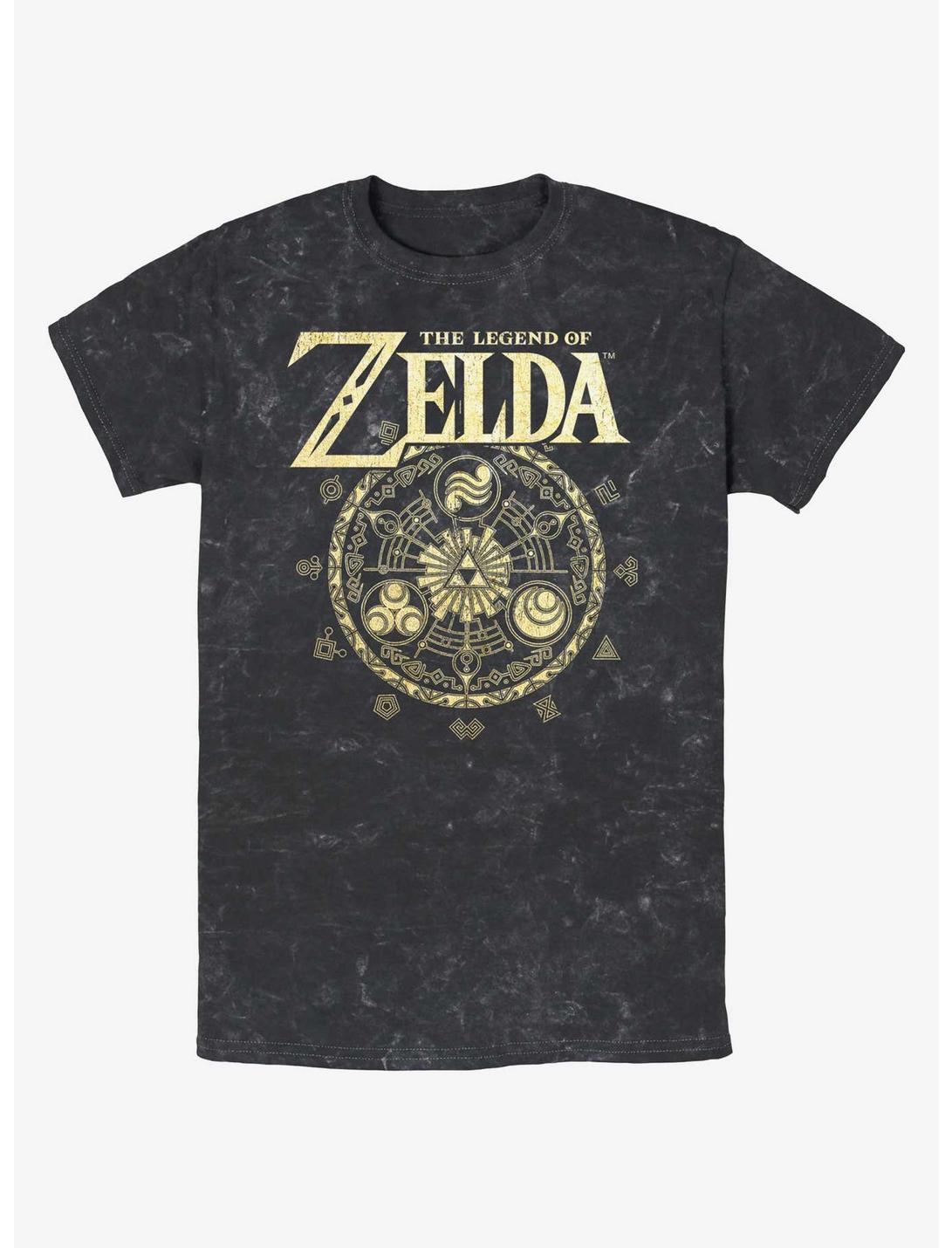 The Legend of Zelda Marks of the Goddesses Mineral Wash T-Shirt