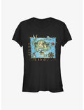 Disney Tinker Bell Never Land Coast Map Girls T-Shirt