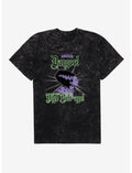 Bride Of Frankenstein Danger High Bolt-age Mineral Wash T-Shirt
