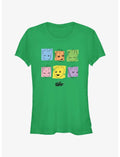 Marvel Guardians Of The Galaxy I Am Groot Colors Faces Girls T-Shirt