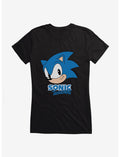 Sonic The Hedgehog Classic Sonic Face Girls T-Shirt