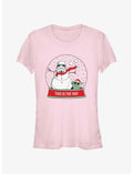 Star Wars The Mandalorian This Is The Way Snowglobe Girls T-Shirt