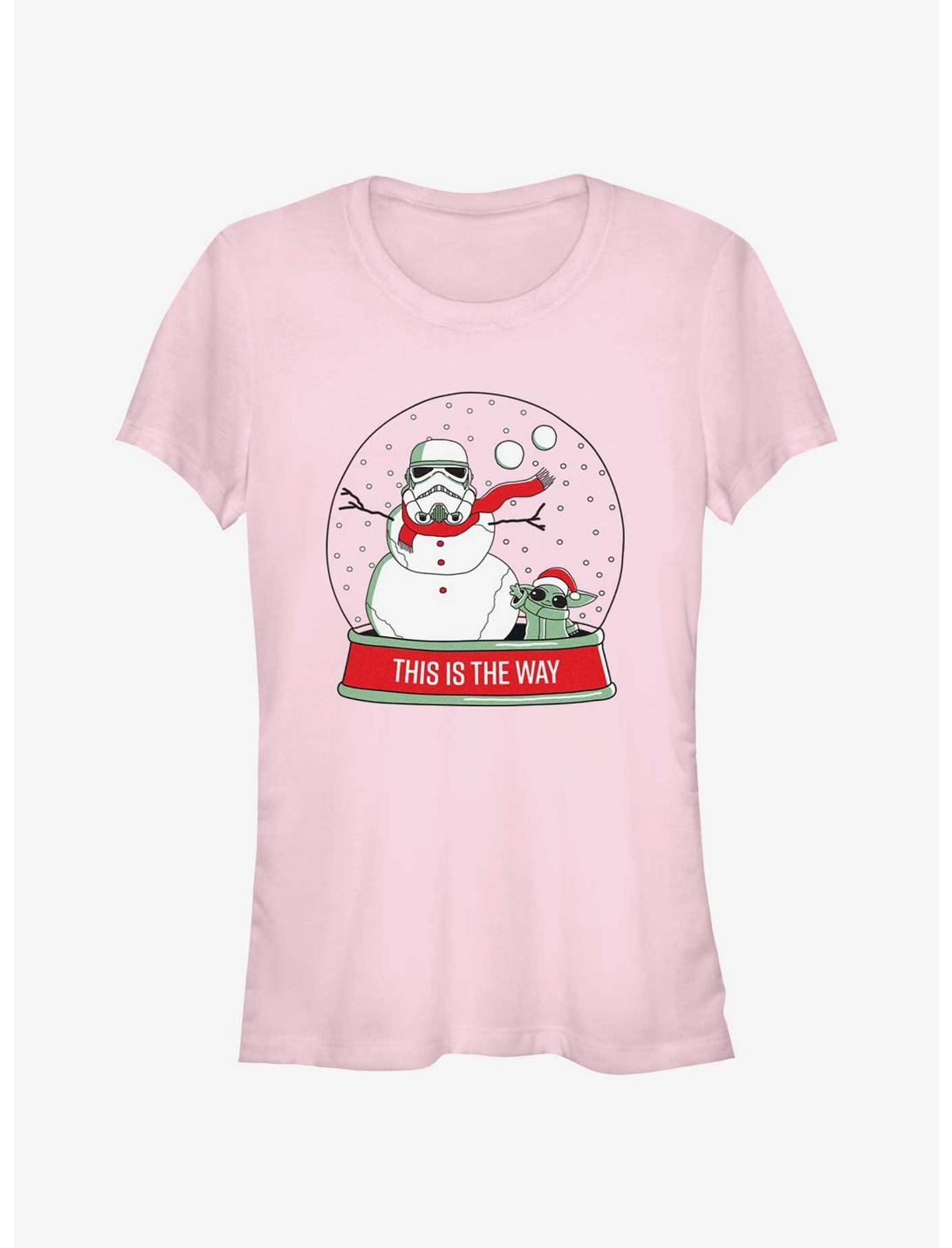 Star Wars The Mandalorian This Is The Way Snowglobe Girls T-Shirt