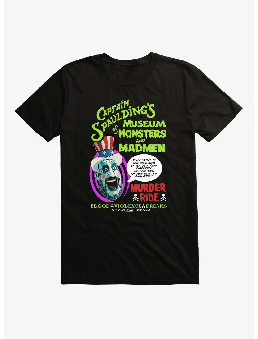 House Of 1000 Corpses Captain Spaulding's Museum Of Monsters And Mayhem T-Shirt