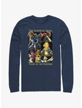 Nintendo Zelda Tears of the Kingdom Character Lineup Long-Sleeve T-Shirt