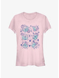 Dungeons & Dragons Floral Dice Girls T-Shirt