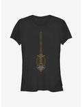 Star Wars Life Day The High Republic Lightsaber Outline Girls T-Shirt