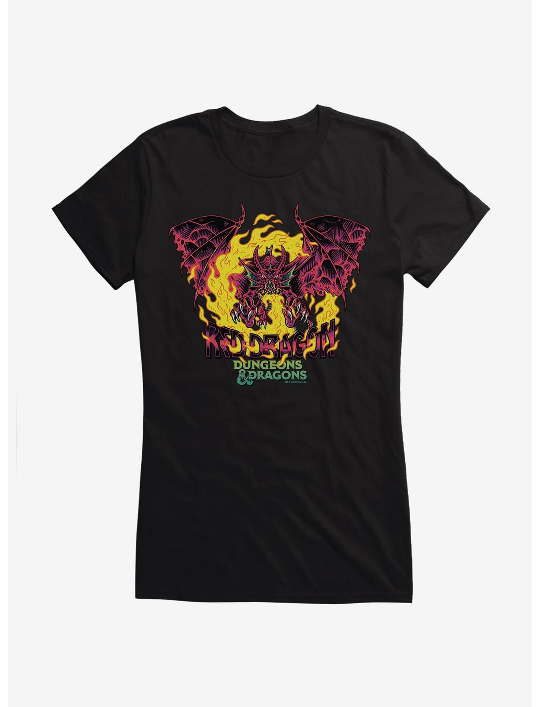 Dungeons And Dragons Red Dragon Girls T-Shirt