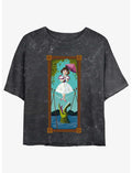 Disney The Haunted Mansion Sally Slater Tightrope Walker Portrait Girls Mineral Wash Crop T-Shirt Hot Topic Web Exclusive