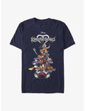 Disney Kingdom Hearts Group Logo Heavyweight T-Shirt