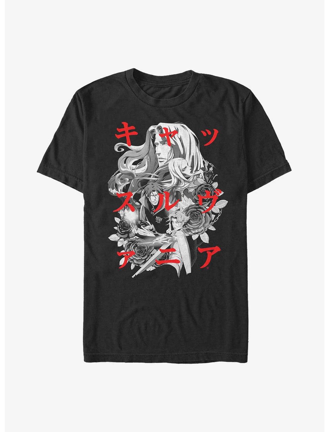 Castlevania Kanji Group Heavyweight T-Shirt