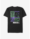 Attack on Titan Three Titans Heavyweight T-Shirt
