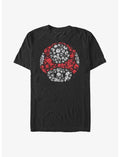 Nintendo Mario Mushroom Pieced Together Heavyweight T-Shirt