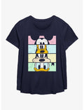 Disney Mickey Mouse Crew Panels Girls T-Shirt Plus Size