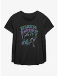 Marvel Black Panther Retro Panther Girls T-Shirt Plus Size