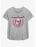 Minecraft Axolotl Adventures Girls T-Shirt Plus Size