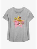 Nintendo Princess Peach Star Girls T-Shirt Plus Size