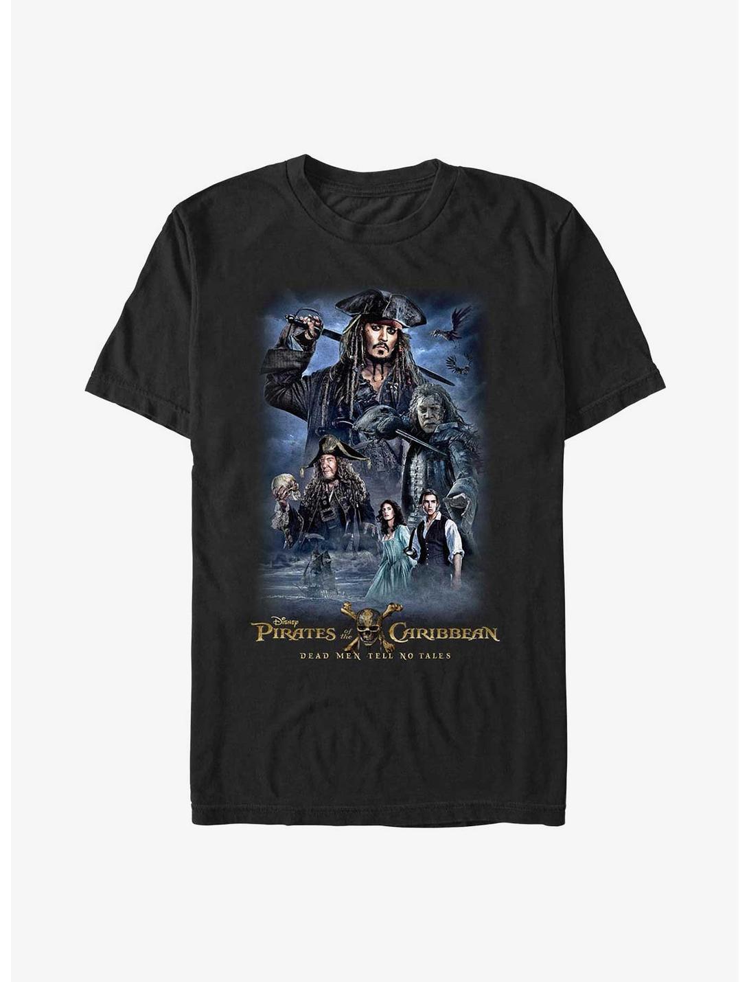 Disney Pirates of the Caribbean Dead Men Tell No Tales Poster T-Shirt