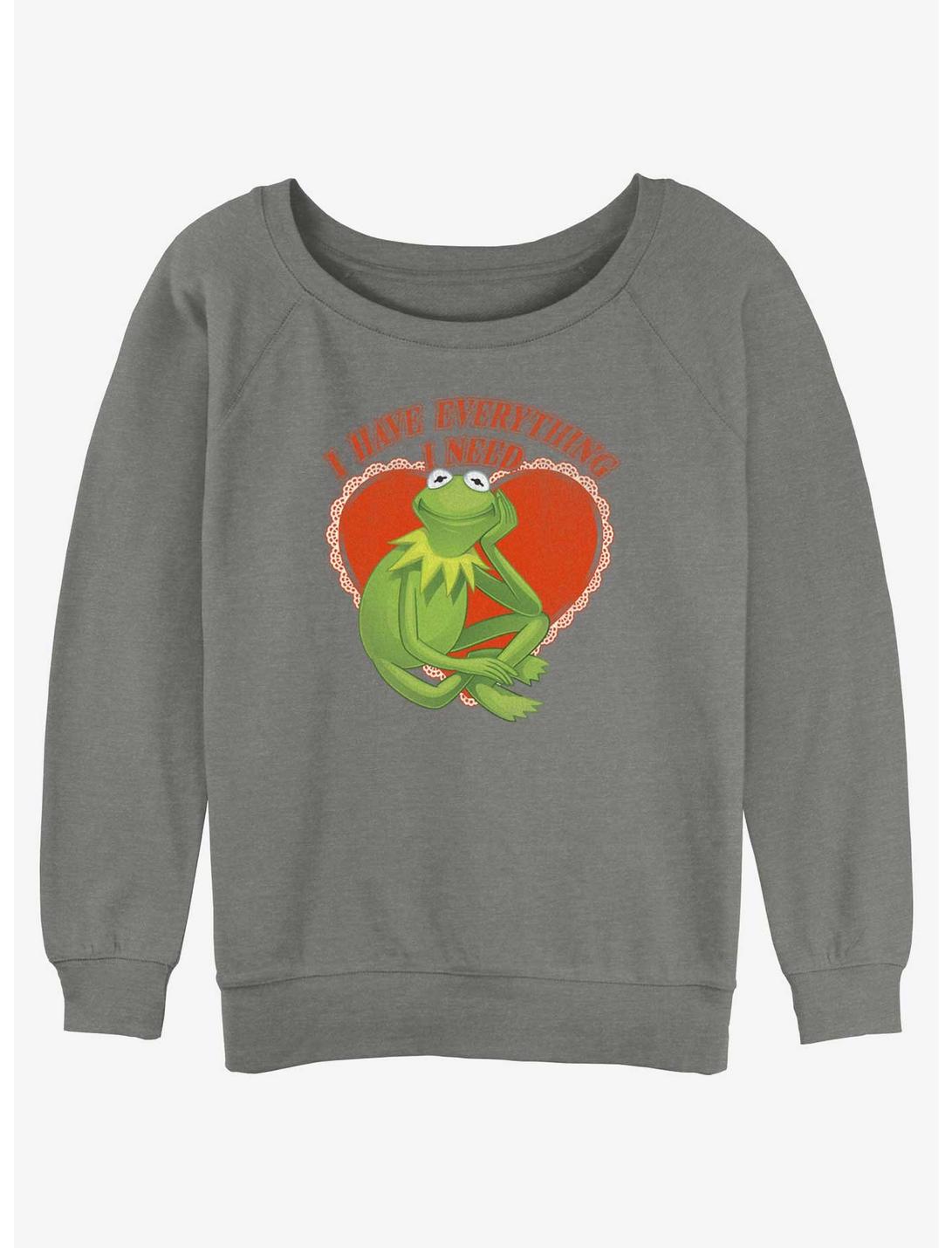 Disney The Muppets Kermit I Have Everything Girls Slouchy Sweatshirt