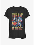Dr. Seuss The Cat In The Hat Reading Book Girls T- Shirt
