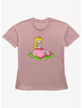 Nintendo Princess Peach Butterfly Girls Straight Fit T-Shirt