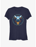 Pokemon Eevee Glaceon Circle Girls T-Shirt