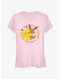 Pokemon Poke Pals Pikachu & Eevee Girls T-Shirt