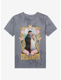 Bridgerton Daphne & Simon Tie-Dye Boyfriend Fit Girls T-Shirt
