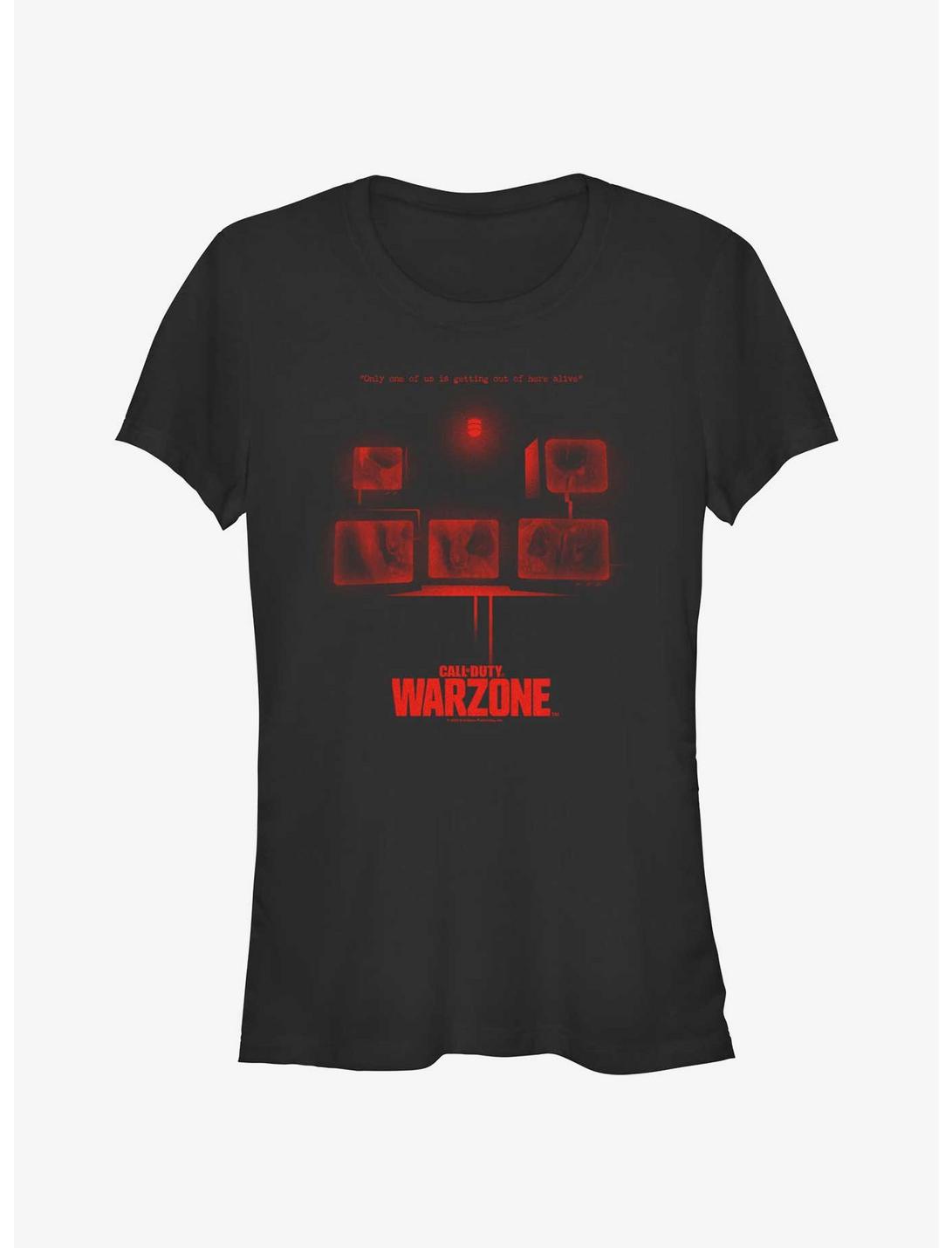 Call of Duty: Warzone Ghost Faces Televisions Girls T-Shirt