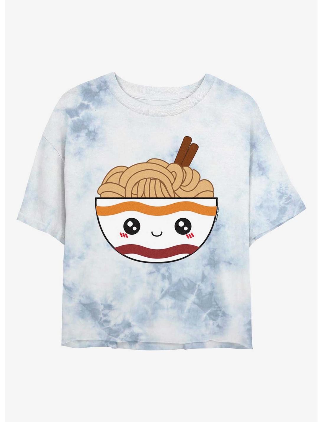 Maruchan Noodle Bowl Tie-Dye Girls Crop T-Shirt