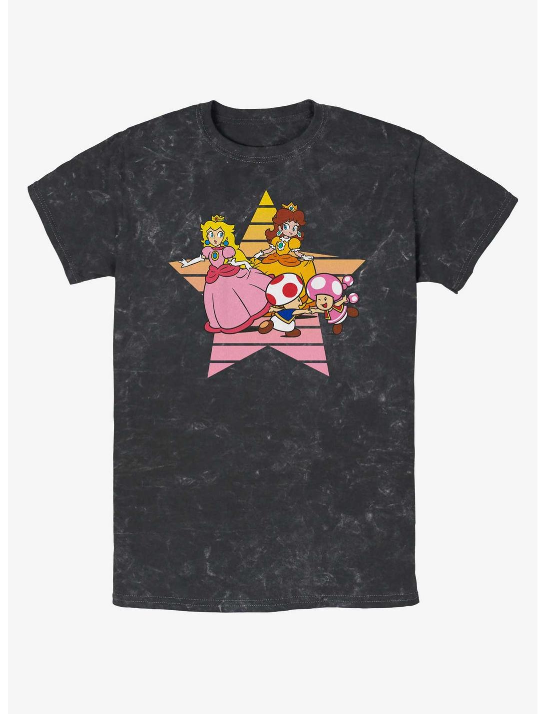 Nintendo Princess Peach & Daisy Star Mineral Wash T-Shirt