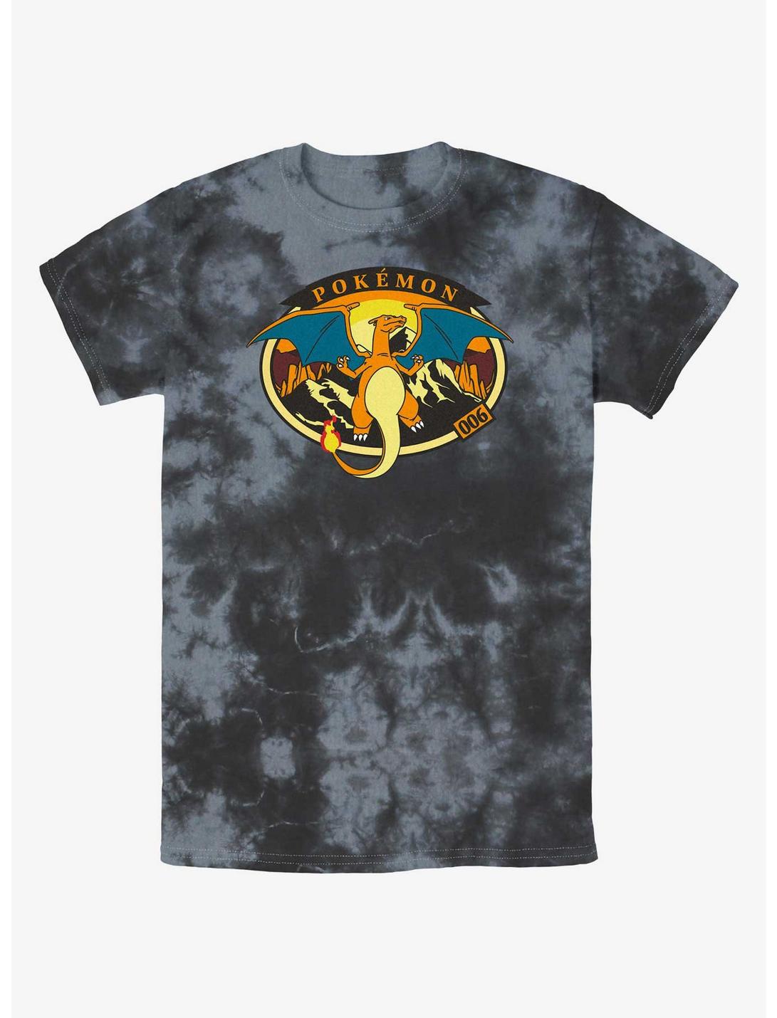 Pokemon Volcano Charizard Tie-Dye T-Shirt