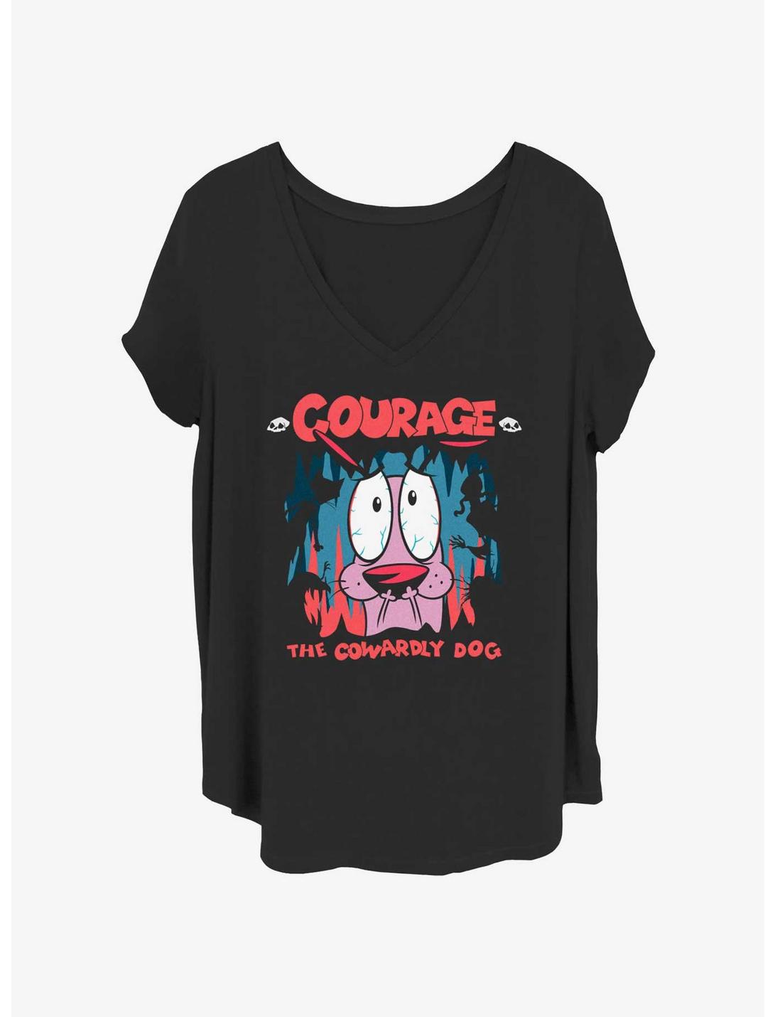 Courage the Cowardly Dog Courage Cave Girls T-Shirt Plus Size