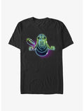 Ghostbusters: Frozen Empire Neon Lights Slimer T-Shirt