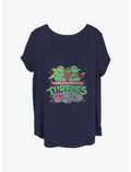 Teenage Mutant Ninja Turtles Full Cast Girls T-Shirt Plus Size