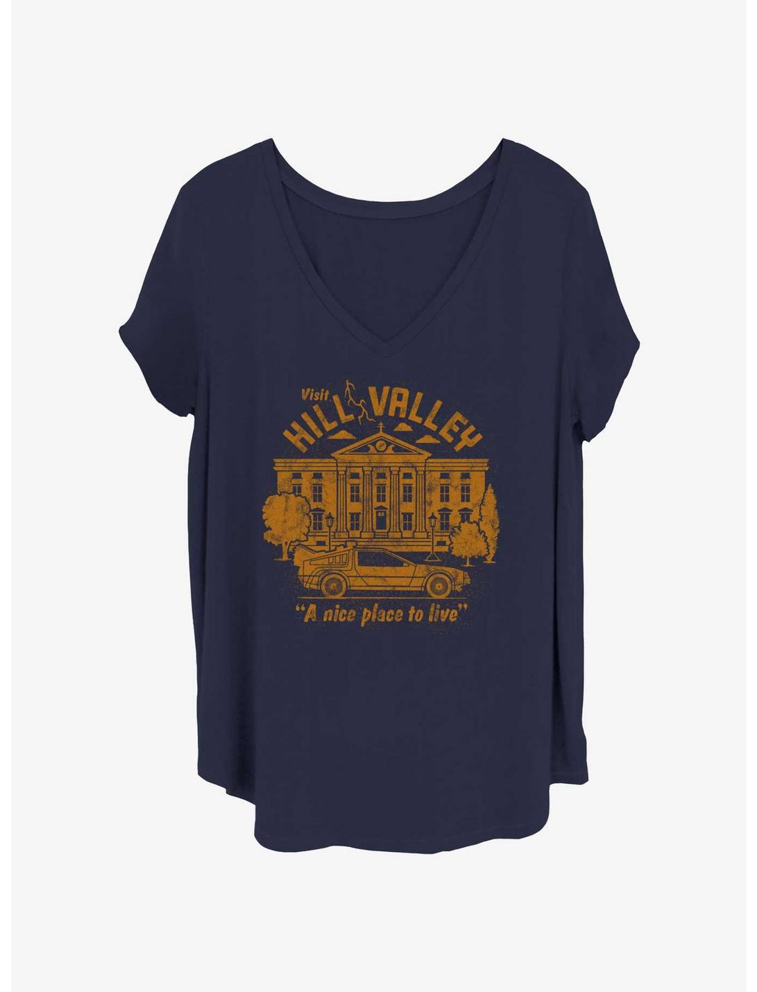 Back to the Future Visit Hill Valley Girls T-Shirt Plus Size