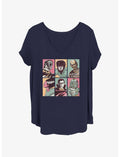 Universal Monsters Spooky Bunch Girls T-Shirt Plus Size