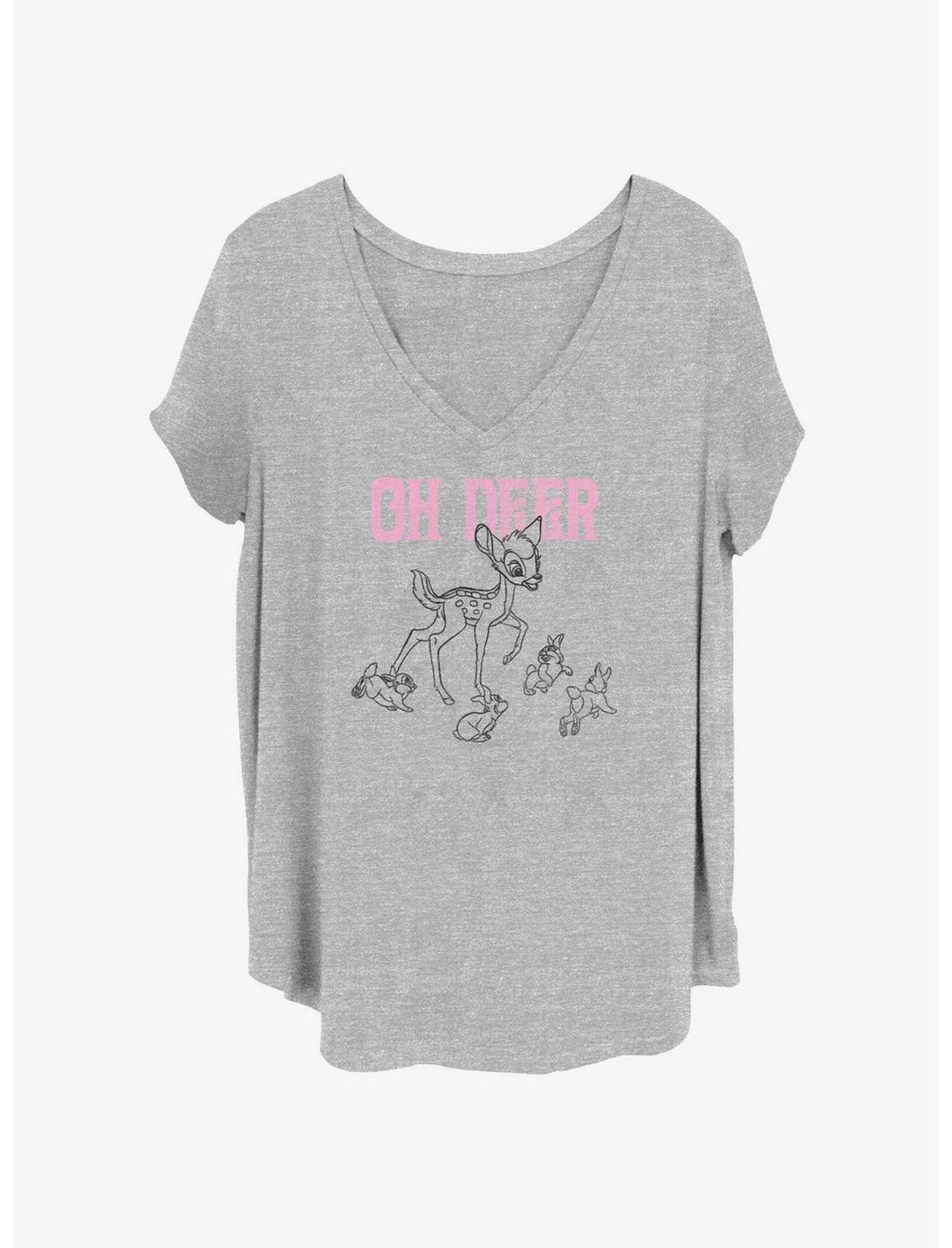 Disney Bambi Oh Deer Girls T-Shirt Plus Size