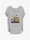 Nintendo Kingdom Kids Girls T-Shirt Plus Size