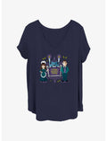 Disney The Haunted Mansion Maid Butler Girls T-Shirt Plus Size