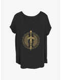 The Legend of Zelda Master Sword Icon Girls T-Shirt Plus Size