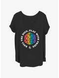 Dungeons & Dragons Roll For Pride Girls T-Shirt Plus Size