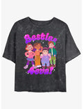 Disney Pixar Turning Red Besties Group Girls Mineral Wash Crop T-Shirt