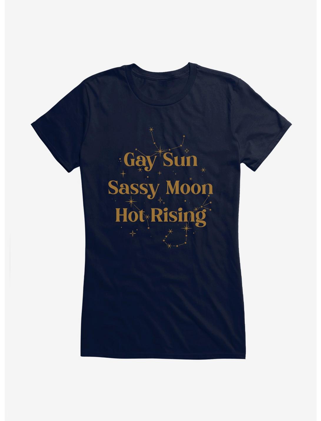Gay Sun Sassy Moon Hot Rising Girls T-Shirt