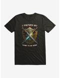 Swords I Paused My Game To Be Here T-Shirt