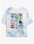 Disney Pixar Inside Out 2 Today I Feel Girls Tie-Dye Crop T-Shirt