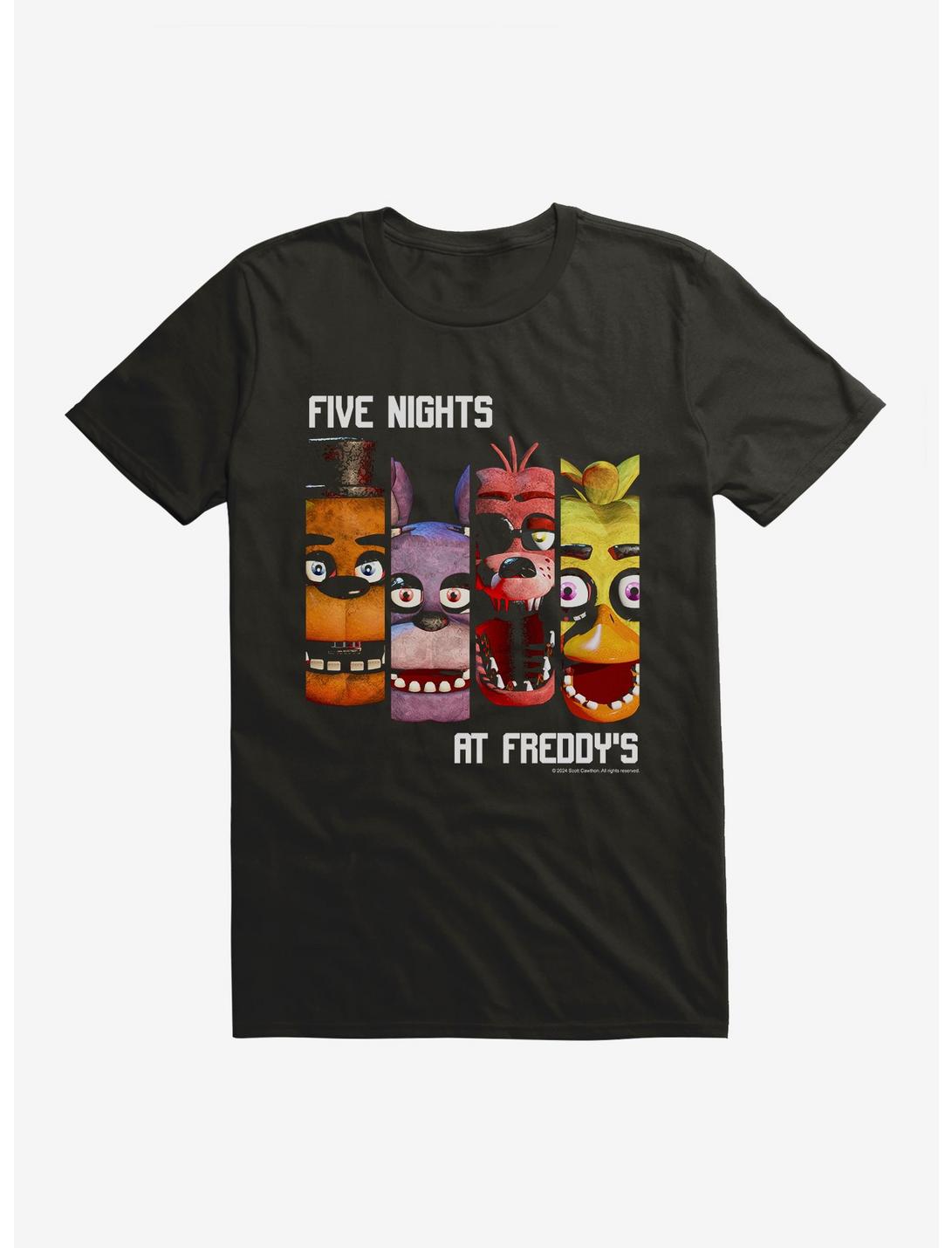 Five Nights At Freddy's Character Panels T-Shirt