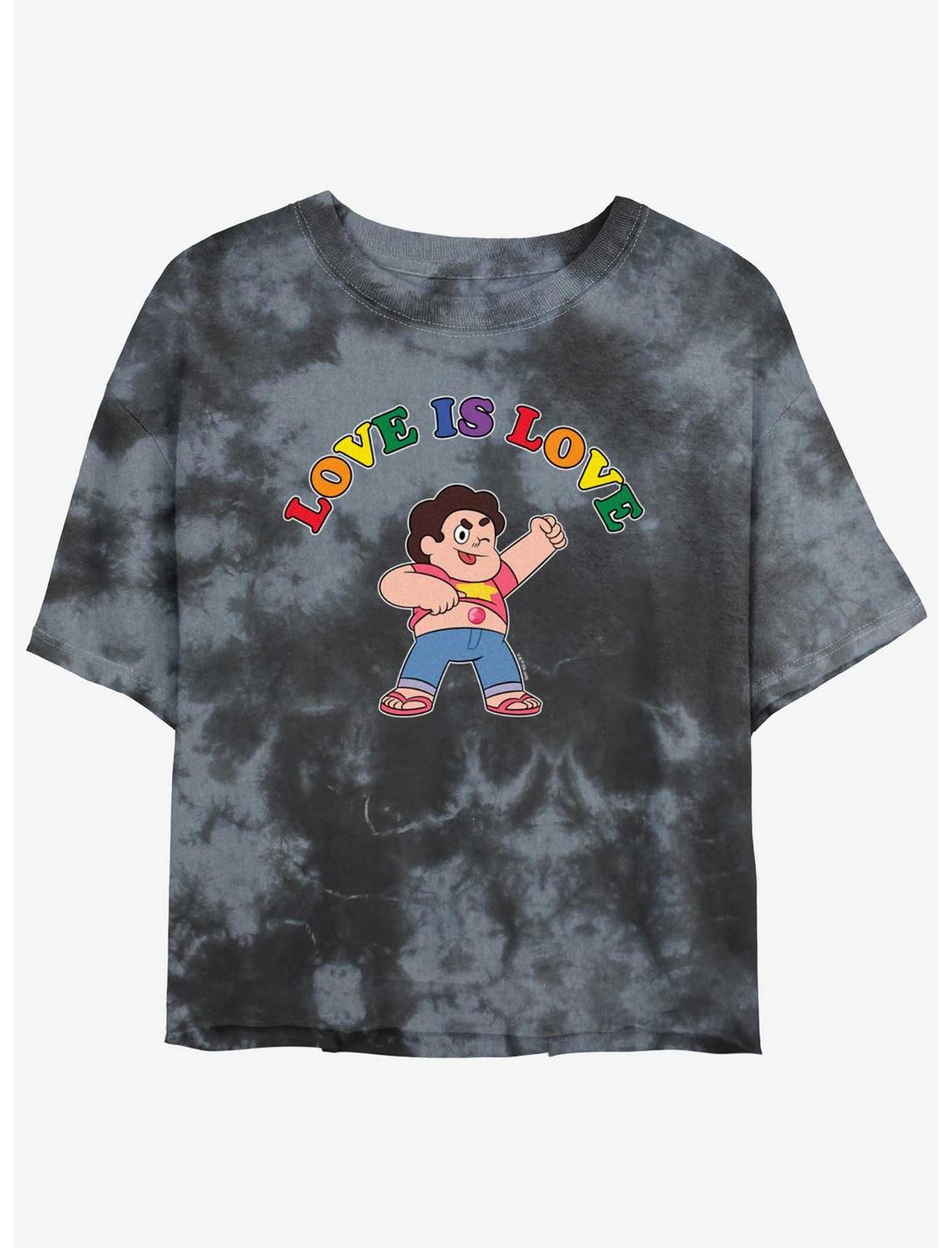 Steven Universe Love Is Love Tie-Dye Crop T-Shirt