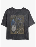 Dungeons & Dragons Bard Mineral Wash Girls Crop T-Shirt